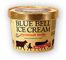 Blue Bell Homemade™ Vanilla ice cream half gallon